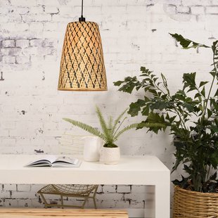 GOOD & MOJO Kalimantan hanglamp, conisch, H 48cm