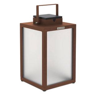 Les Jardins Tradition LED-lantaarn op zonne-energie, corten, hoogte 40 cm
