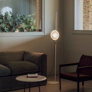 Milan Iluminación Milan Wire vloerlamp Ø 24 cm nerts kleurig