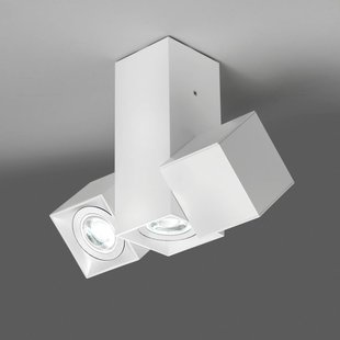 Milan Iluminación Milan Dau spot plafondlamp 3-lamps wit Milan Iluminación Milan Dau spot plafondlamp 3-lamps wit