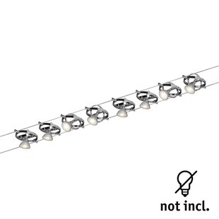 Paulmann Cardan kabelsysteem 8l. chroom mat/chroom