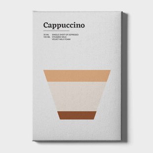Canvas schilderij Cappuccino | Walljar Canvas schilderij Cappuccino | Walljar