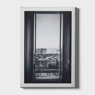 Canvas schilderij French Windowsill | Walljar Canvas schilderij French Windowsill | Walljar