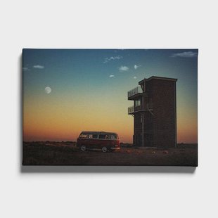 Canvas schilderij Faint Moon | Walljar Canvas schilderij Faint Moon | Walljar