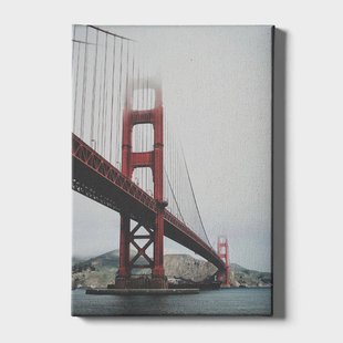Canvas schilderij Golden Gate Bridge III | Walljar Canvas schilderij Golden Gate Bridge III | Walljar
