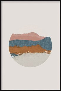 Ingelijste poster Calm Mountains | Walljar Ingelijste poster Calm Mountains | Walljar