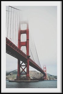 Ingelijste poster Golden Gate Bridge III | Walljar Ingelijste poster Golden Gate Bridge III | Walljar