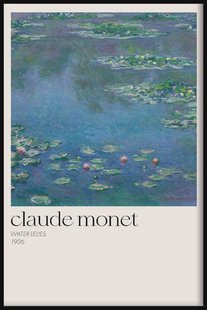 Ingelijste poster Water Lilies, Monet | Walljar Ingelijste poster Water Lilies, Monet | Walljar