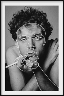 Ingelijste poster Smoke II | Walljar Ingelijste poster Smoke II | Walljar