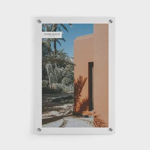 Plexiglas schilderij Palm Shadows | Walljar Plexiglas schilderij Palm Shadows | Walljar
