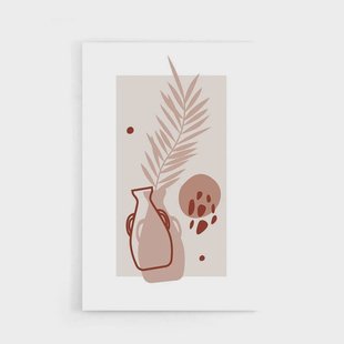 Poster Abstract Pot Shadow | Walljar Poster Abstract Pot Shadow | Walljar