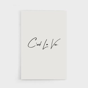 Poster C'est La Vie | Walljar Poster C'est La Vie | Walljar