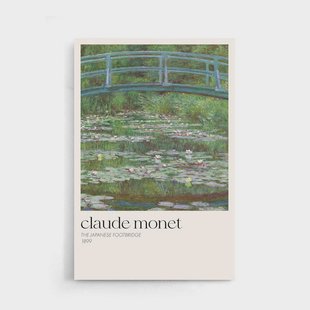 Poster Claude Monet The Japanese Footbridge | Walljar Poster Claude Monet The Japanese Footbridge | Walljar
