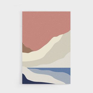 Poster Desert Mountains | Walljar Poster Desert Mountains | Walljar