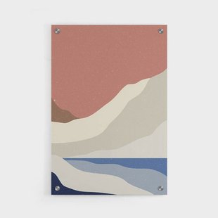 Plexiglas schilderij Desert Mountains | Walljar Plexiglas schilderij Desert Mountains | Walljar