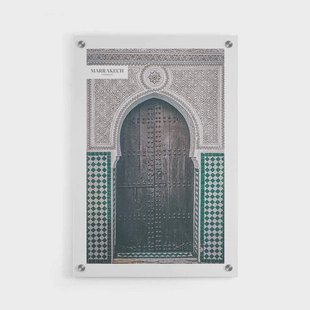 Plexiglas schilderij Doorway In Marrakech | Walljar Plexiglas schilderij Doorway In Marrakech | Walljar