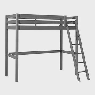 Vipack Pino Mezzanine Hoogslaper 90 x 200 cm - Grijs