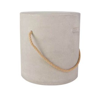 Lisomme Storm Rond Betonlook Krukje Ø37 x 40 cm - Grijs