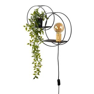Lucide CIRCLE Wandlamp - Zwart