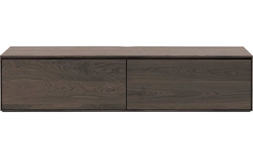 Goossens Excellent Tv Meubel Vic, 2 kleppen met kabeldoorvoer in bovenblad