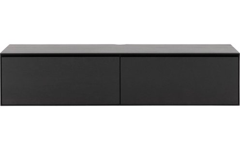 Goossens Excellent Tv Meubel Vic, 2 kleppen met kabeldoorvoer in bovenblad