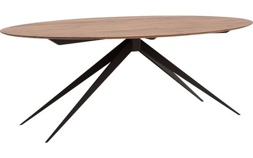 Goossens Excellent Eettafel Ferris, Ovaal 200 x 110 cm