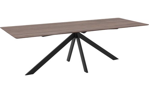 Goossens Excellent Eettafel Ferris Piramide Poot, Rechthoekig 260 x 100 cm