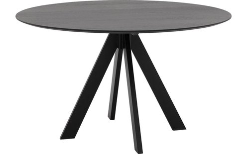 Goossens Excellent Eettafel Ferris Piramide Poot, Rond 140 x 140 cm