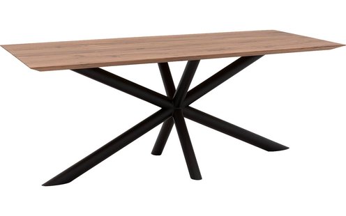 Goossens Excellent Eettafel Gs-1302, 200 x 100 cm rechthoekig