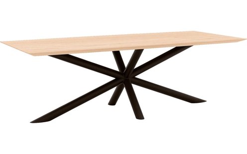 Goossens Excellent Eettafel Gs-1302, 240 x 100 cm rechthoekig Goossens Excellent Eettafel Gs-1302, 240 x 100 cm rechthoekig