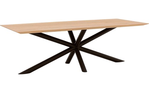 Goossens Excellent Eettafel Gs-1302, 240 x 100 cm rechthoekig