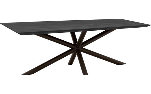 Goossens Excellent Eettafel Gs-1302, 220 x 100 cm rechthoekig