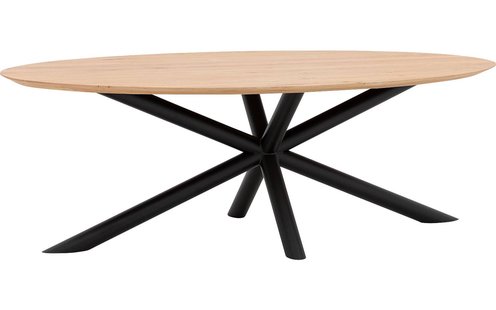 Goossens Excellent Eettafel Gs-1302, Ovaal 220 x 120 cm Goossens Excellent Eettafel Gs-1302, Ovaal 220 x 120 cm