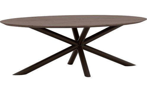 Goossens Excellent Eettafel Gs-1302, Ovaal 220 x 120 cm Goossens Excellent Eettafel Gs-1302, Ovaal 220 x 120 cm