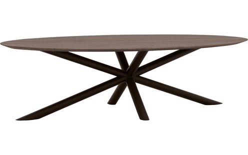Goossens Excellent Eettafel Gs-1302, Ovaal 300 x 130 cm
