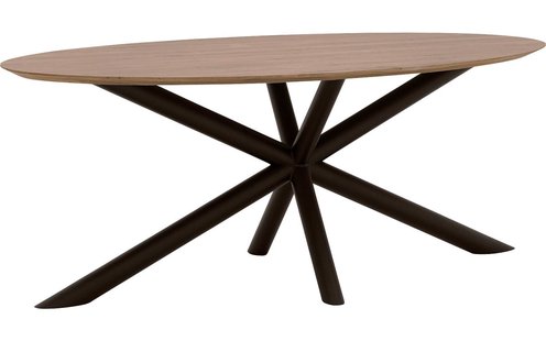 Goossens Excellent Eettafel Gs-1302, Ovaal 200 x 110 cm
