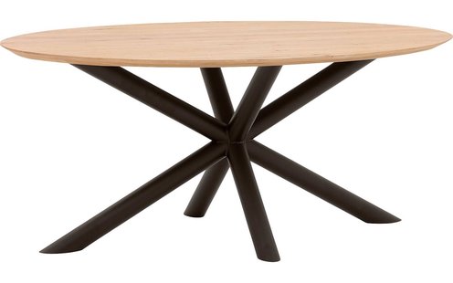 Goossens Excellent Eettafel Gs-1302, Ovaal 180 x 100 cm