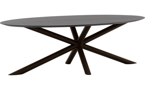 Goossens Excellent Eettafel Gs-1302, Ovaal 240 x 130 cm