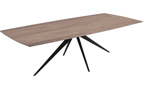 Goossens Excellent Eettafel Floyd, Semi rechthoekig 240 x 100 cm met split Goossens Excellent Eettafel Floyd, Semi rechthoekig 240 x 100 cm met split