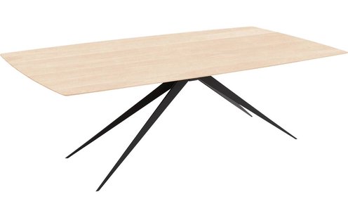 Goossens Excellent Eettafel Floyd, Semi rechthoekig 240 x 100 cm