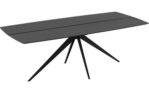 Goossens Excellent Eettafel Floyd, Semi rechthoekig 240 x 100 cm met split Goossens Excellent Eettafel Floyd, Semi rechthoekig 240 x 100 cm met split
