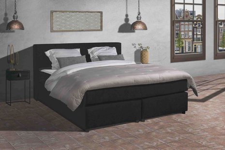 Boxspring Stockholm 180 x 210 cm | Mörgenn Boxspring Stockholm 180 x 210 cm | Mörgenn