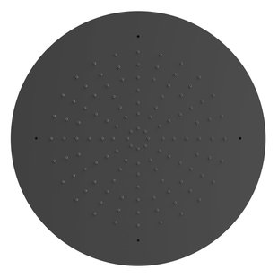 Hoofddouche Tres Plafond 50 cm Rond Mat Zwart