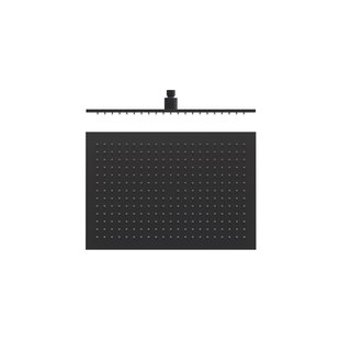 Hoofddouche Tres Plafonduitloop 45x31.5 cm Mat Zwart