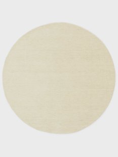 MOMO Rugs - Vloerkleed Panorama Uni Rond White - 150 rond