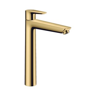 Wastafelmengkraan Talis E 240 HansGrohe Eengreeps Zonder Afvoer Gepolijst Goud