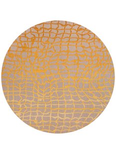 Louis de Poortere - Rond vloerkleed Dedalo Mad Men 9205 Yellow Scarab - 240 rond