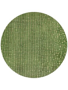 Louis de Poortere - Rond vloerkleed Trammel Structures 9249 Alta Green - 240 rond
