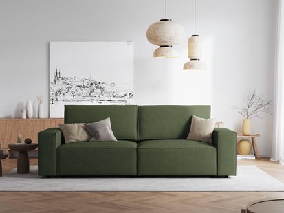 4-zitsbank Carlo ribstof | Milo Casa