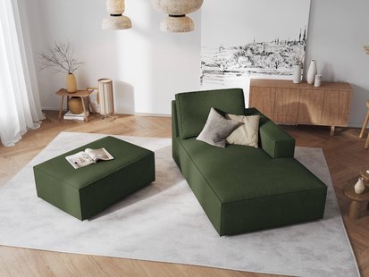 Chaise Longue Carlo rechts ribstof | Milo Casa Chaise Longue Carlo rechts ribstof | Milo Casa